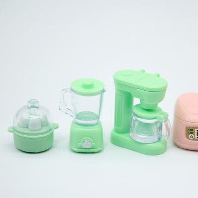 1/12 Puppenhaus Simulations-Küchenutensilien-Set Puppenhaus-Ofen Reiskocher Modell Puppenhaus Miniatur-Möbelzubehör