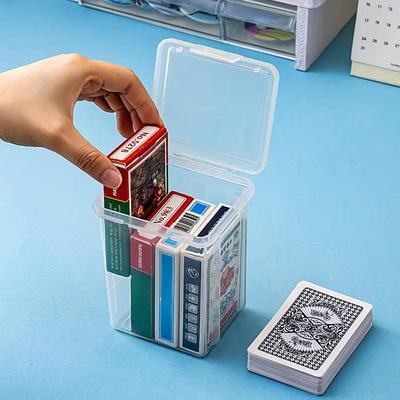 1pcs Card Storage Box – Holds Playing & Business Cards, Home Organizer for Bedroom, Desk, Dresser