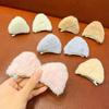 2 PCS/Set Girls Cute Solid Cat Ear Fluff Hair Clips Korean Cartoon Animal Ears Hairpins Barrettes Kids Headwear Hair Accessories