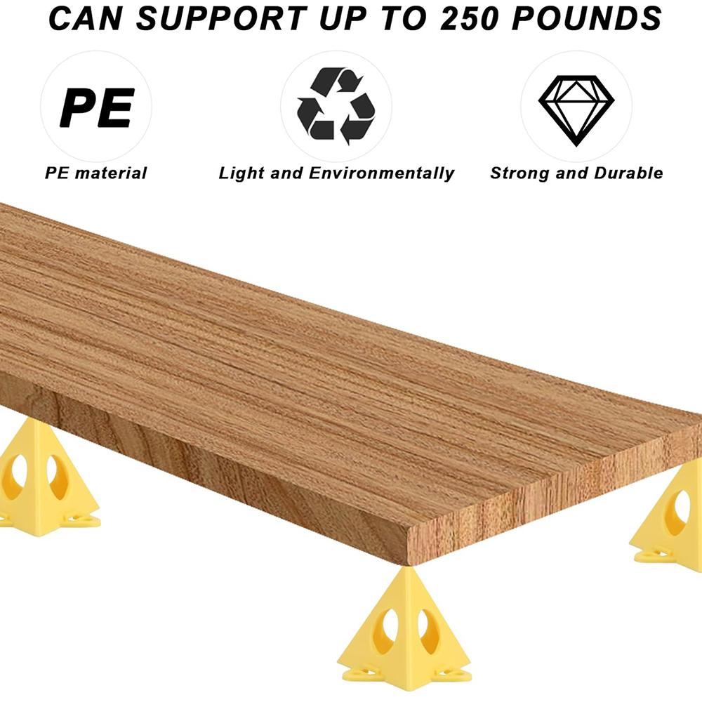 40Pcs ABS Pyramid Stands, Mini Cone Paint Stands for Cabinet Paint