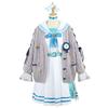 Hololive Suisei Hoshimachi Cosplay Halloween VTuber Sailor Uniform [Milky Time] (White)