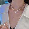 High Texture Necklace Women's Light Luxury Gorgeous Exquisite French Retro Pearl Neck Chain Temperament Choker Noble Collarbone Chain