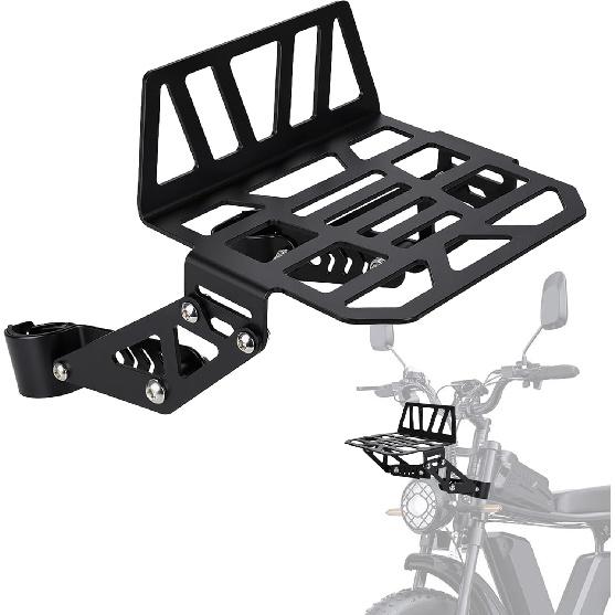 

Передняя багажная платформа для электровелосипеда, совместимая с Ridstar Q20/Q20 Pro Lite, Грузовая багажная платформа для шлема электровелосипеда