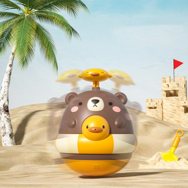 Baby Water Play Press And Spray Toy Children's Water Bear Rattle Bath Toy