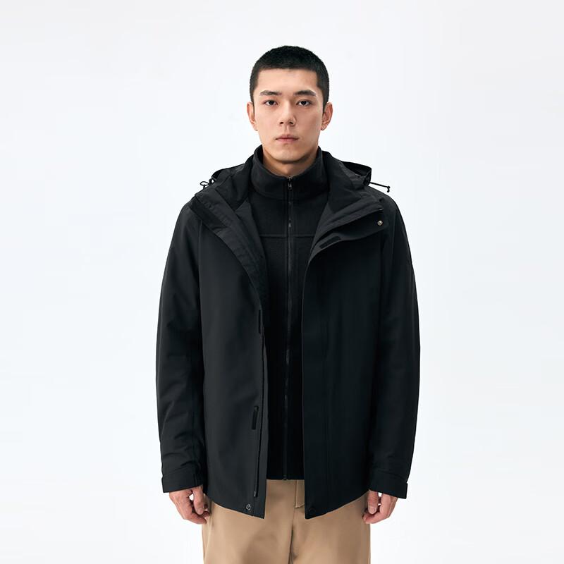 Lanbu Men s Winter 3-in-1 Fleece Jacket L