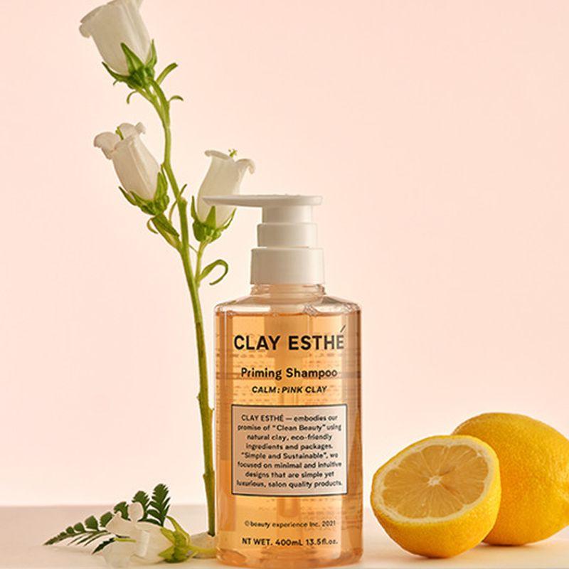 CLAY ESTHE’ Шампунь с розовой глиной 400 мл 400ml
