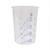 50 Stück Einwegbecher Kunststoff-Mischbecher für Epoxidharz-Kunst Küche Kochen Backen-Messverhältnis von 2-1 3-1 4-1