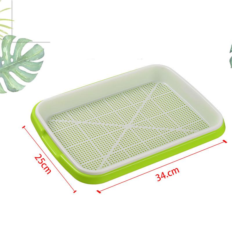 1 Portable Soilless Cultivation Tray For Family Balconies, Hydroponic Tray For Pet Grass And Bean Seedlings, And Home Germination Seedbed