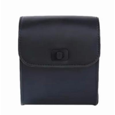 Mini Bolsa Colgante Multifunción Portátil para Manillar de Motocicleta de Cuero PU Bolsas para Herramientas
