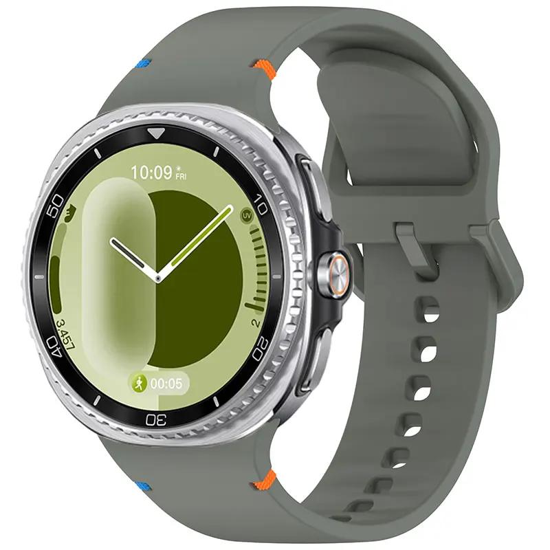 Silikonowy pasek do Samsung Galaxy Watch 8 44mm 40mm/8 Classic 46mm Sportowy Oryginalny Zamienny Pasek na Nadgarstek Galaxy Watch 8 Correa