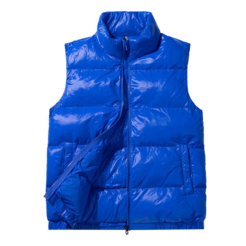 Jacket Warm Sleeveless Vest Winter Windproof Jacket Men's Zipper Down Vest