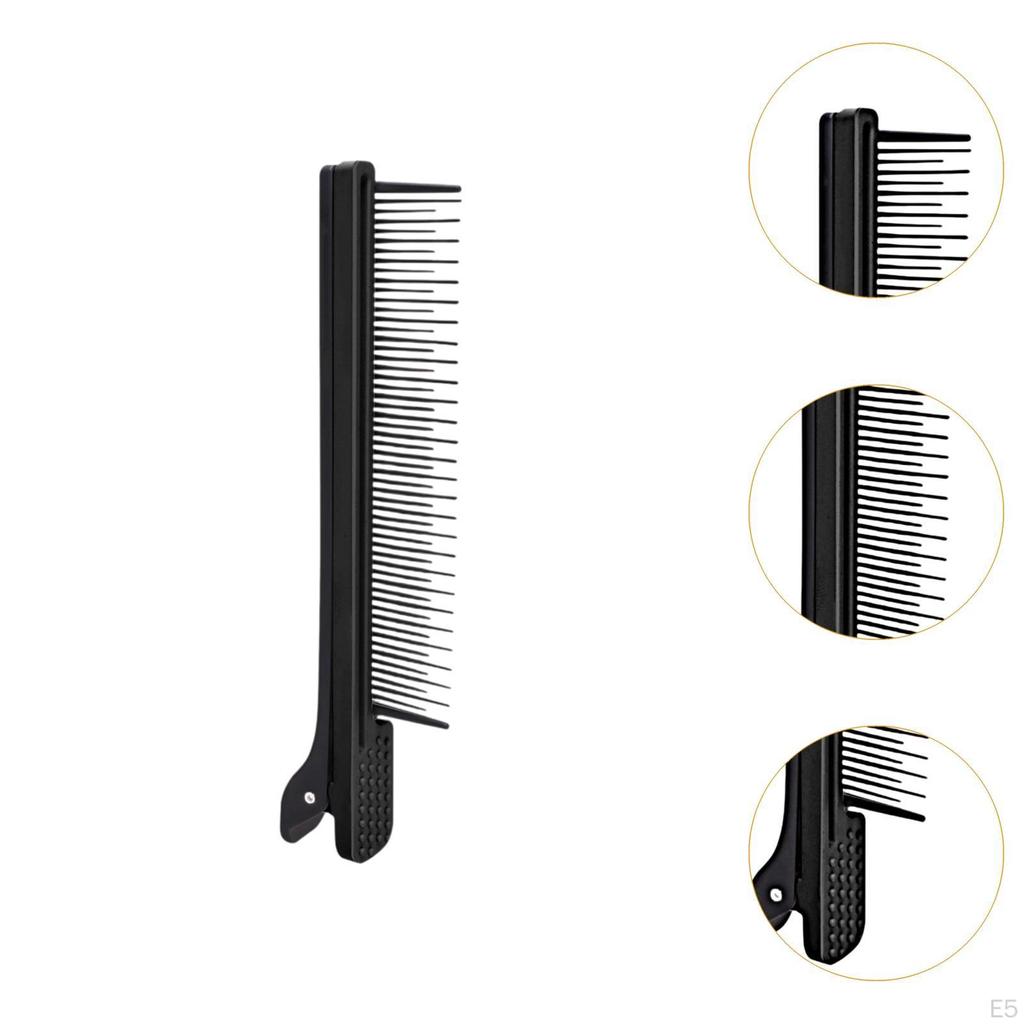 2 Pieces Hairdressing Assistant Comb Barber Shop Clip Professional Hair Dye and Perm Clips for Salon