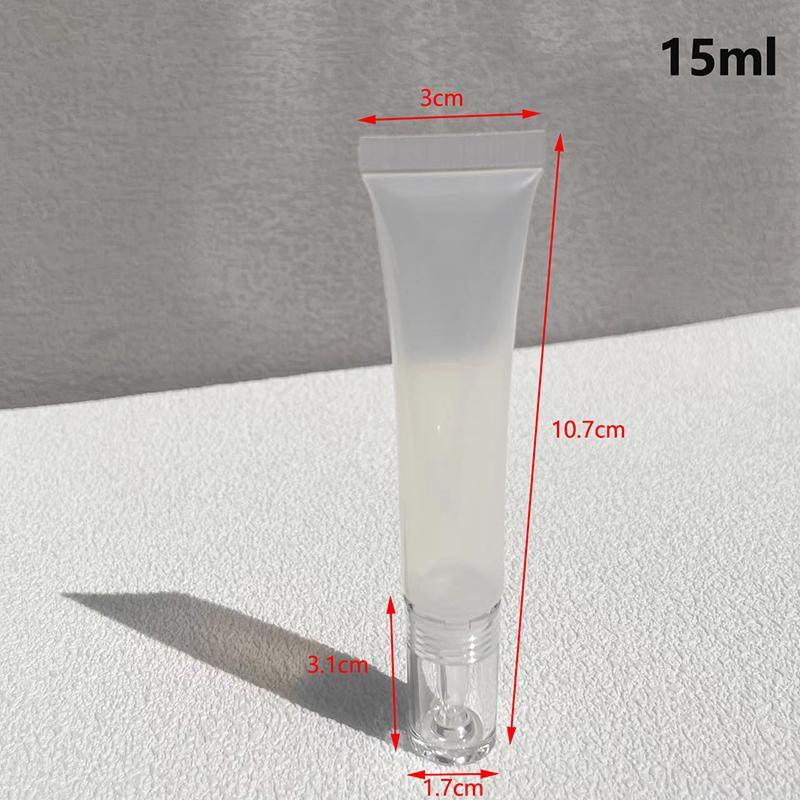

10/15 мл Косметические мягкие тубы Солнцезащитный крем Крем для глаз Лосьон Жидкая основа Перезаполняемые флаконы Пипетка с гиалуроновой кислотой Пустой флакон 15ml