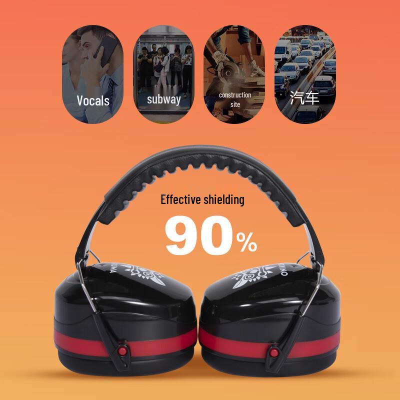 Ruima Noise Cancelling Over-Ear Earmuffs One Size