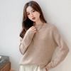 Mocana Women's Long Sleeve Round Neck Cashmere Sweater