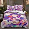2026 NEW BTS Men's group Bedding Music Duvet Covers Kids Cartoon Bedding Set Twin Full Bedroom Bed Decor for Teens Best Gifts