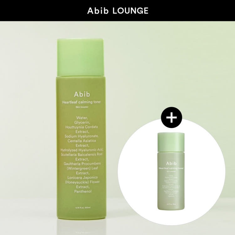 Abib Heartleaf Calming Toner Skin Booster 200ml+30ml set