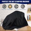 Heat Press Cover Black Dust Proof Sun Proof 600D Oxford Cloth T Shirt Press Machine Cover for Furniture Microwave Oven