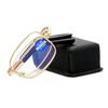 Portable Metal Foldable Reading Glasses Ultralight Men Business Presbyopia Glasses Eyewear With Random Case +0.5To+4.0 Oculos