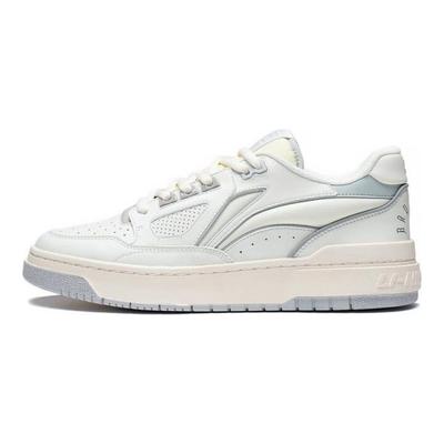 Li Ning Rookie 2 Durable Breathable Low-Top Retro Basketball Shoes Men Sneaker White Gray ABCT011-2