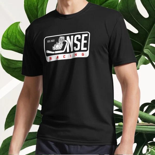 New NSE Racing Logo White Active T-Shirt Logo T-Shirt Funny Size S to 5XL XXL