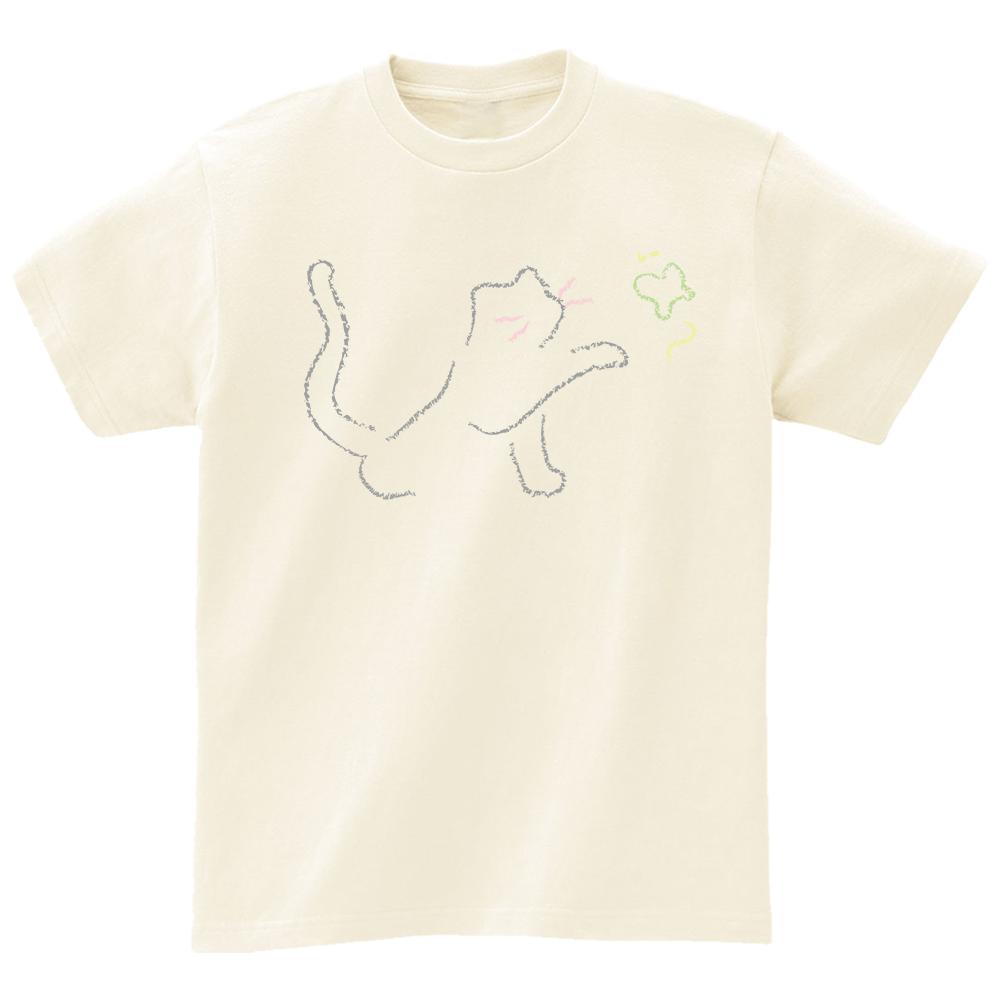 Awesome Us Cat And Butterfly T-Shirts_4Color Ash Gray/L