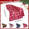 10x110cm Christmas Blanket Warm Soft Snowflake Christmas Throws Comfortable Breathable Xmas Fleece Blanket Winter Season