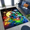 Cartoon S-Sandboxs 3D Game Rug for Bedroom Living Room Sofa Home Doormat Decor,Large Kids Play Non-slip Floor Mat Gift