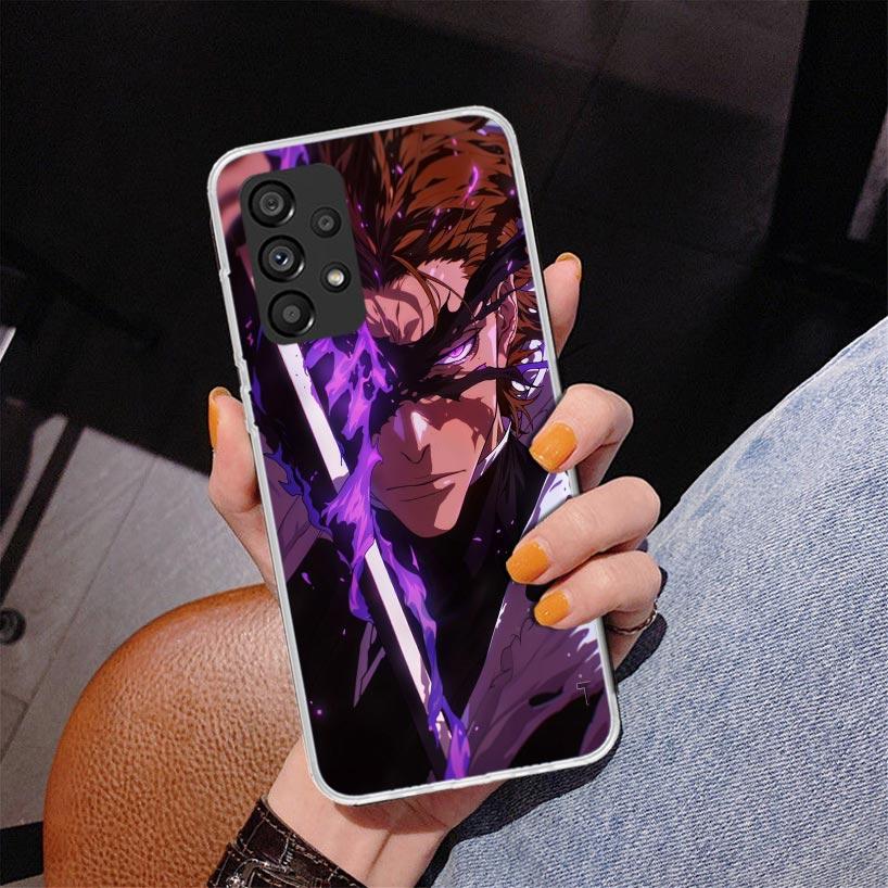 Aizen Sousuke Bleach Phone Case For Samsung Galaxy A52 A32 A22 A12 A51 A31 A50S A30S A20S A10S Note 20 Ultra 10 Plus S10 A72 A71