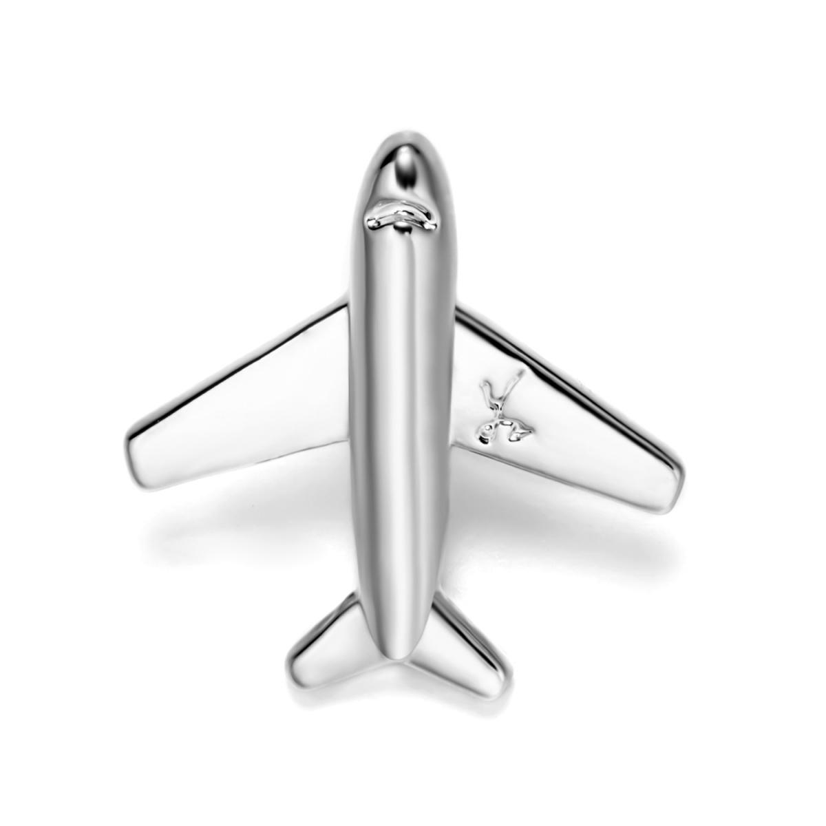 

Vintage Simple Silver Color Airplane Brooch For Women Men Cartoon Metal Aircraft Backpack Clothes Coat Button Badge Pins Jewelry