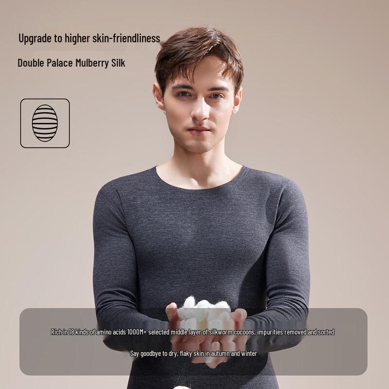YAYA Men's Dralon & Silk Thermal Underwear Set
