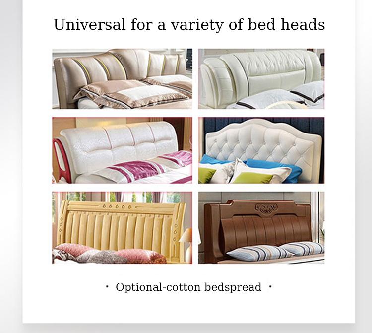 Cotton Warm Bed Headboard Cover Thickened Soft-package Bed Spread Backrest Anti-collision Universal Headboard Protective Cover