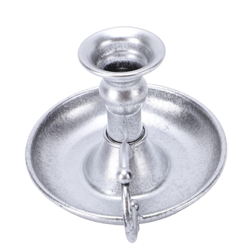 Vintage Candlestick Holder Multifunctional Metal Chamberstick Candle Holder for Home Wedding