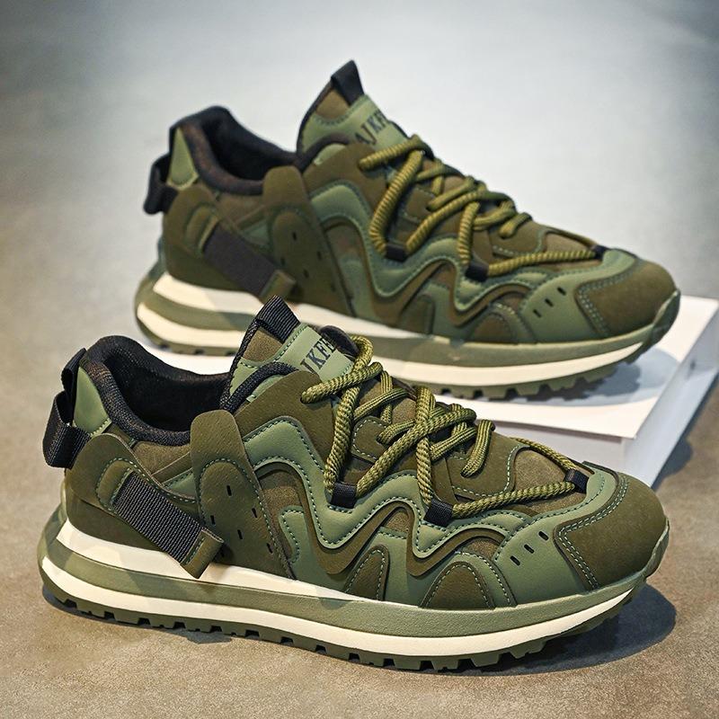 Men's Shoes Spring and Autumn New Casual Platform Dad Shoes Trendy Versatile Breathable Fashion Sports Trendy Shoes