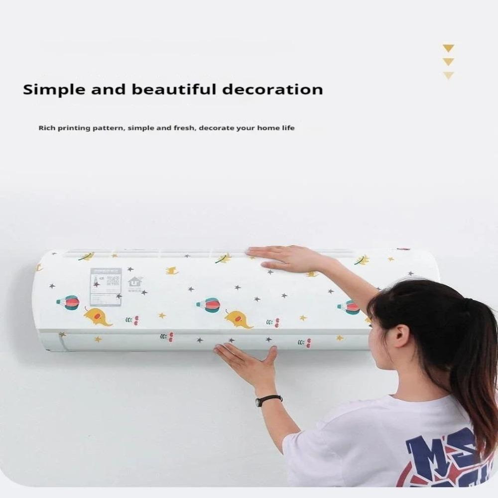 Fan Universal Air Conditioner Cover Wall Mounted Air Conditioner Dust Cover Washable Fan Cover