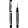 Xezo Fountain Pen Fine Nib  Zinc Green Color Lacquer  Pure Platinum  Handmade   