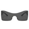 Y2K Large Frame Sunglasses UV400 Protection Women Sports Glasses for Cycling Outdoor Activities