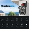 Neue EU Ultra HD 12MP PTZ WiFi 6K Triple Lens Bildschirm Kamera Sicherheit Schutz Bewegungserkennung Outdoor IP CCTV überwachung