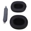 Kit de remplacement de coussinets d'oreille et de coussinet d'arceau pour casque sans fil Skullcandy Crusher 3.0 Hesh3