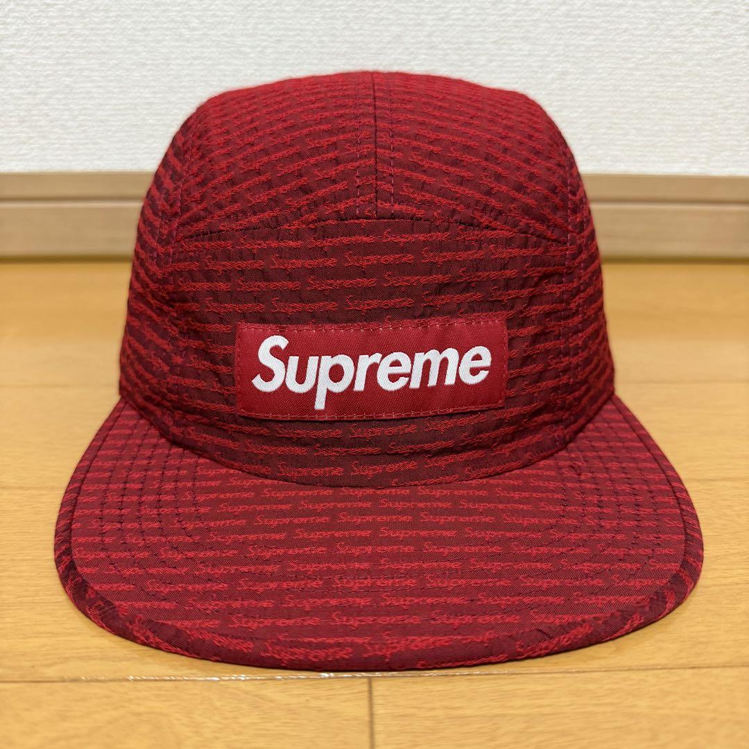 

[USED] Supreme Repeater Camp Cap Red 13aw