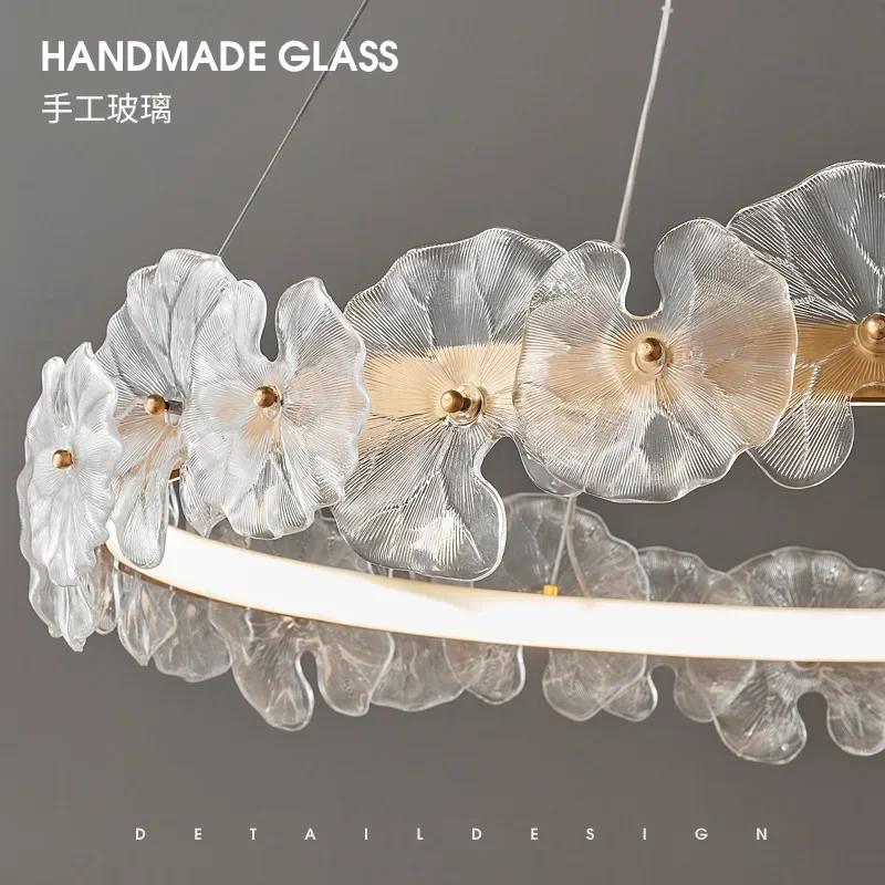 Nordic home decoration crystal chandelier restaurant  chandelier ceiling lamp villa chandelier indoor lighting lamps