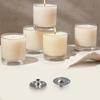 Convenient 500Pcs Candle Wicks Holders with Iron Base for DIY Projects