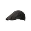 Four seasons pure cotton forward hat solid color retro British style newsboy hat women's simple and versatile literary beret men