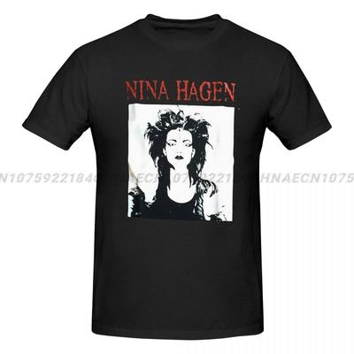 2024 Men Women Round Neck NINA HAGEN SHIRT Poster Cd Siouxie and the Banshees Slits Punk ALL SIZES S-6XL