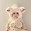 Children Hats Baby Cute Cartoon Hat Autumn Winter New Plush Hat for Newborn Baby Windproof Christmas Children's Accessories Hats