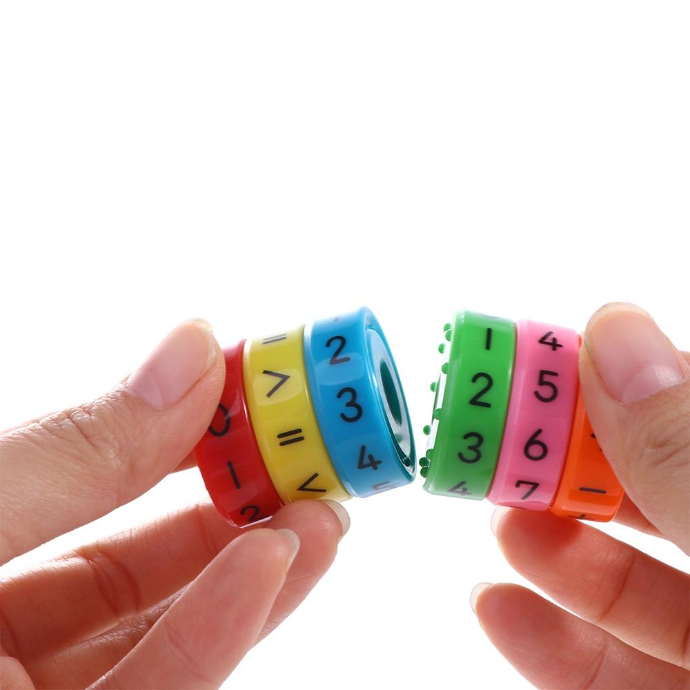 

Math Toys Learning Educational Toys Math Magnetic Block Montessori Puzzle Game Numbers Magic Cube 1 SET