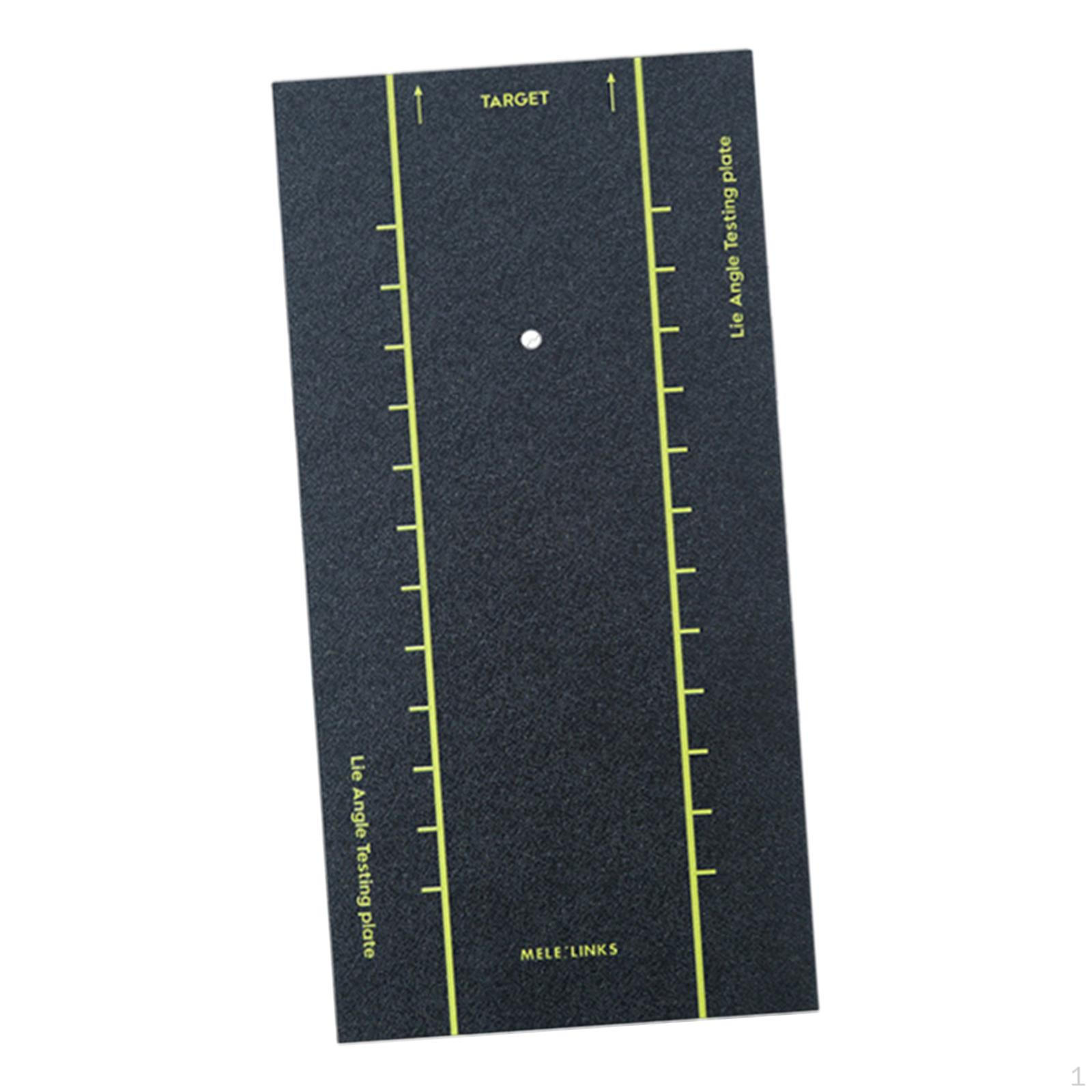 Golf Club Lie Fitting Board Swing Training Aid,Professional,Practice Equipment Path Indicator