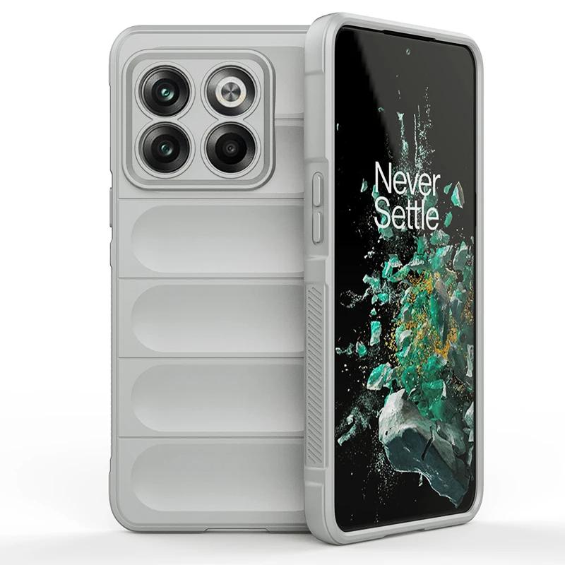 For OnePlus 10T 11 12 5G Back Cover Phone Case Soft Liquid Silicone Anti-fall Shockproof Protect Funda Coque