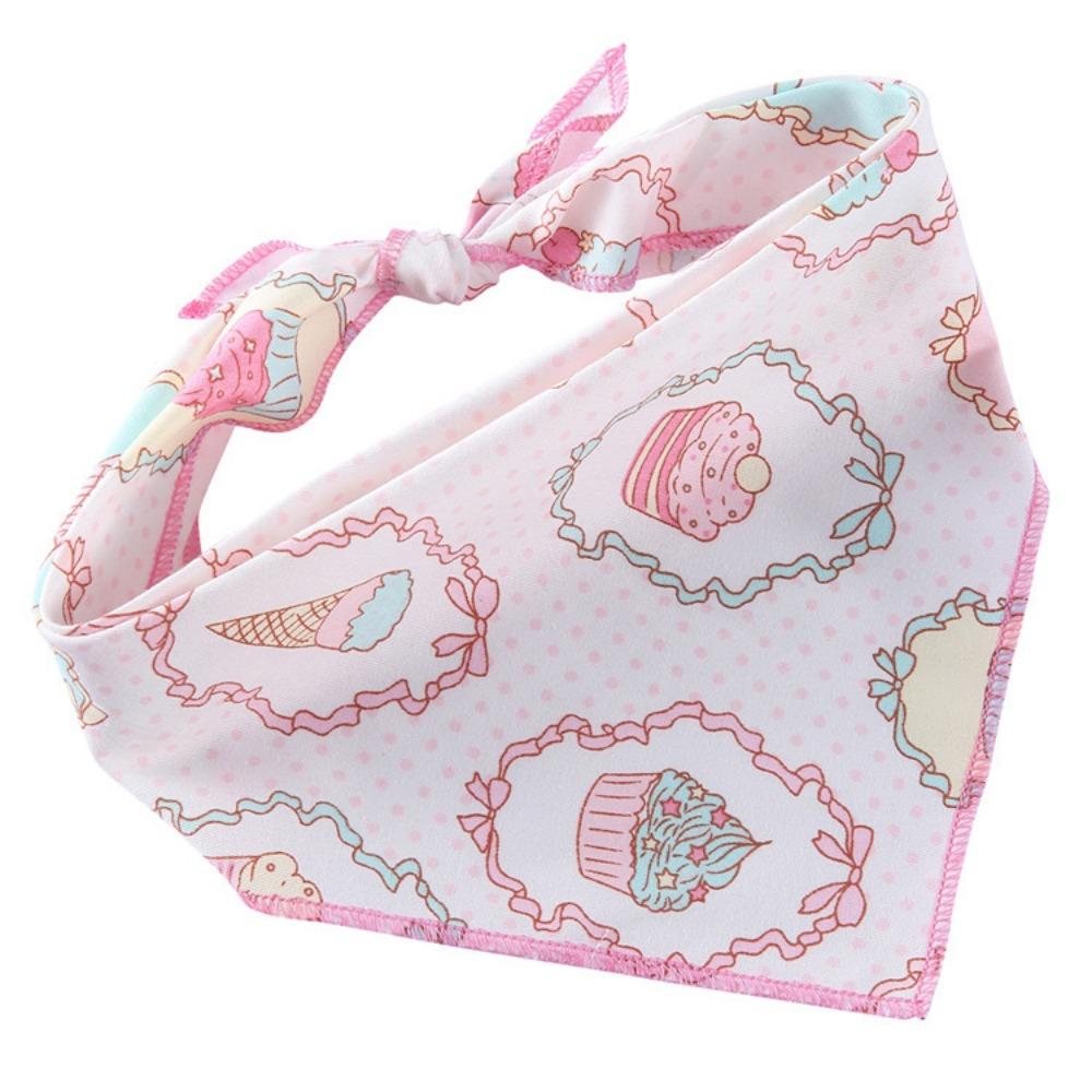 Popular pet triangle towel cat and dog universal cute bib scarf decoration small dog dog saliva towel