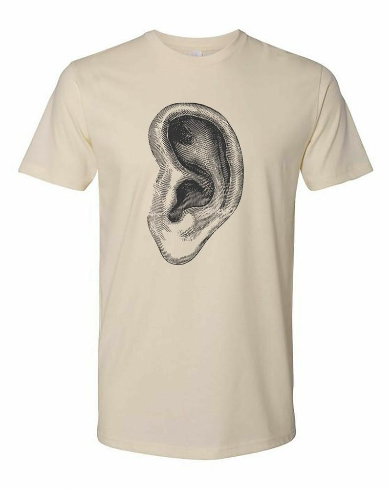Коттедж Культ Одежда Футболка Хлопок Медицинская Анатомия Викторианское Искусство Ухо Унисекс Футболка S